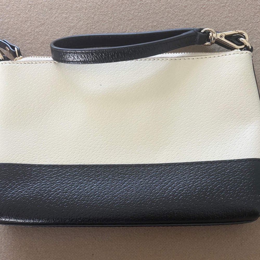 Kate Spade Black and Cream Women's Bag Wristlet clutch - Picture 3 of 5